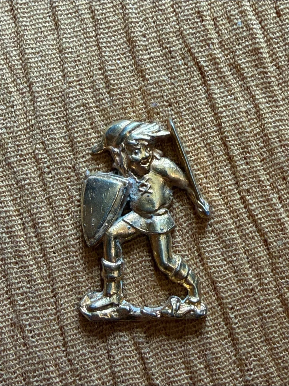 Vintage 1992 Matinox Nintendo Link Metal Feve Legend of Zelda Figure Rare
